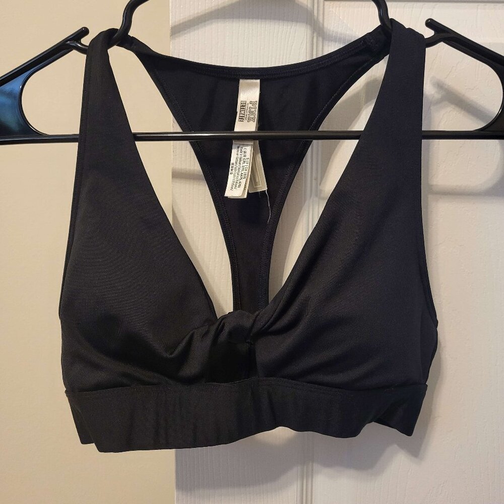 Black Sports bra/Swim Top from "Pink"
